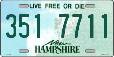 NH license plate 3517711