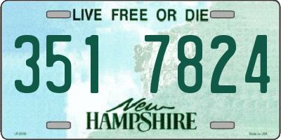 NH license plate 3517824