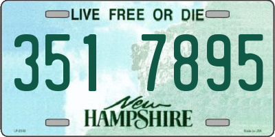 NH license plate 3517895