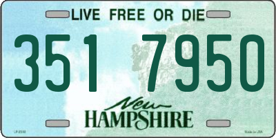 NH license plate 3517950