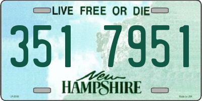NH license plate 3517951
