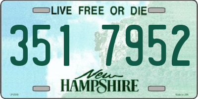 NH license plate 3517952