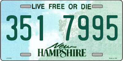 NH license plate 3517995