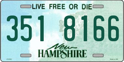 NH license plate 3518166