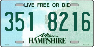 NH license plate 3518216