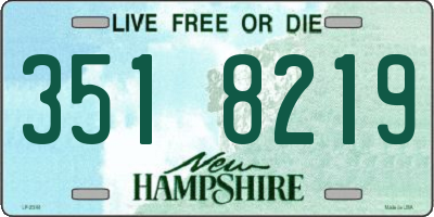 NH license plate 3518219