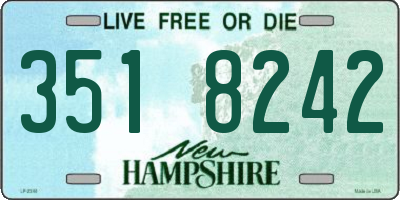 NH license plate 3518242