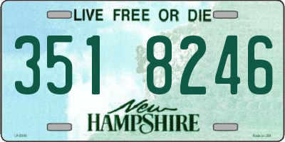 NH license plate 3518246