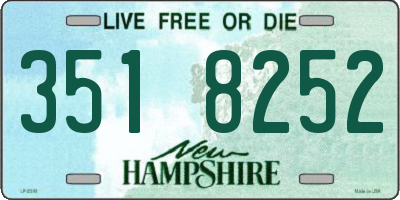NH license plate 3518252