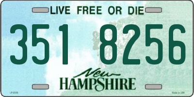 NH license plate 3518256