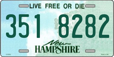NH license plate 3518282