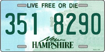 NH license plate 3518290