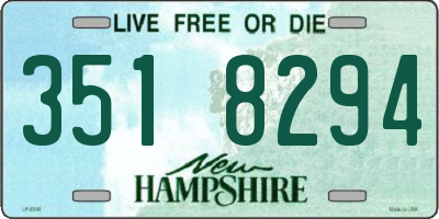 NH license plate 3518294