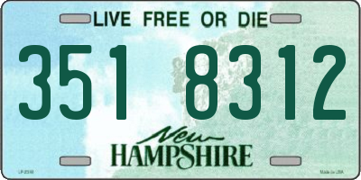 NH license plate 3518312