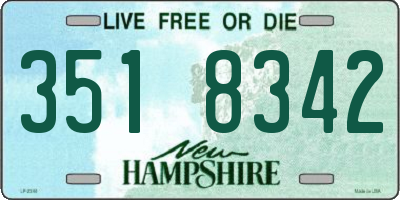 NH license plate 3518342