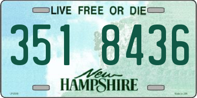NH license plate 3518436