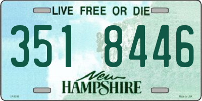 NH license plate 3518446