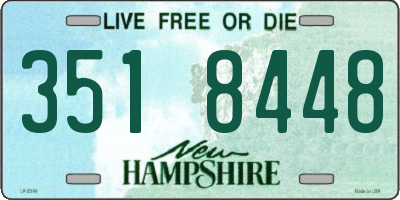 NH license plate 3518448
