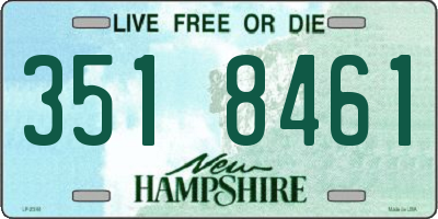 NH license plate 3518461