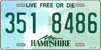 NH license plate 3518486