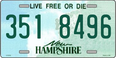 NH license plate 3518496