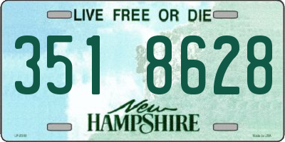 NH license plate 3518628
