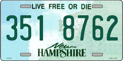 NH license plate 3518762