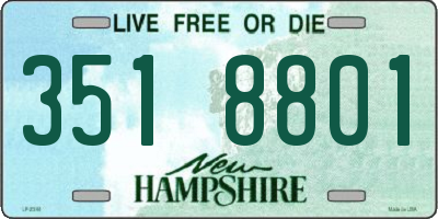 NH license plate 3518801