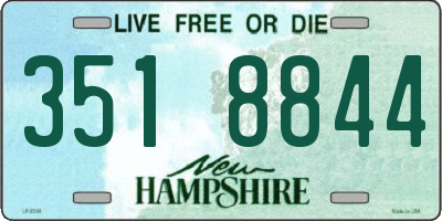 NH license plate 3518844