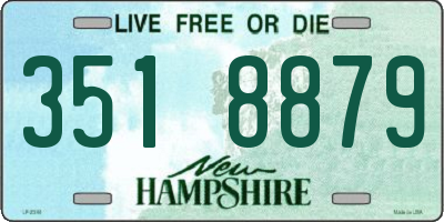 NH license plate 3518879