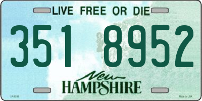 NH license plate 3518952