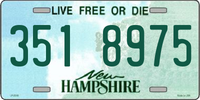 NH license plate 3518975