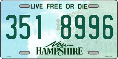 NH license plate 3518996
