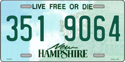NH license plate 3519064