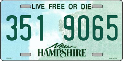 NH license plate 3519065