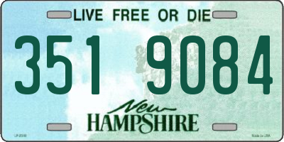 NH license plate 3519084