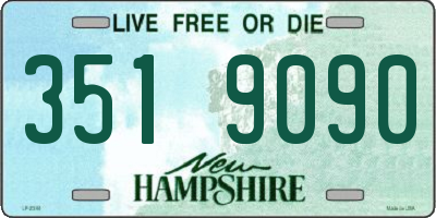 NH license plate 3519090