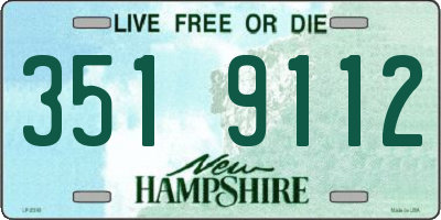 NH license plate 3519112