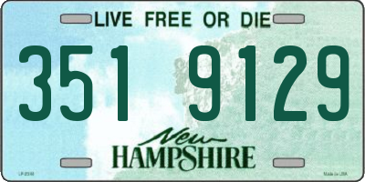 NH license plate 3519129