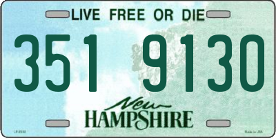NH license plate 3519130