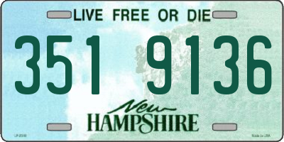 NH license plate 3519136