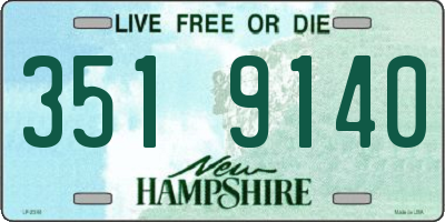 NH license plate 3519140