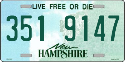 NH license plate 3519147