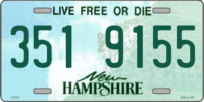 NH license plate 3519155