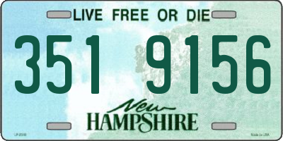 NH license plate 3519156