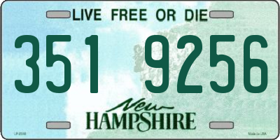 NH license plate 3519256