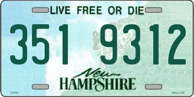 NH license plate 3519312