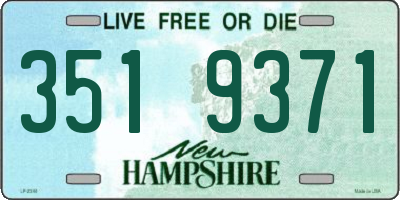 NH license plate 3519371