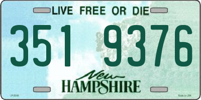 NH license plate 3519376