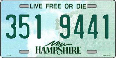 NH license plate 3519441